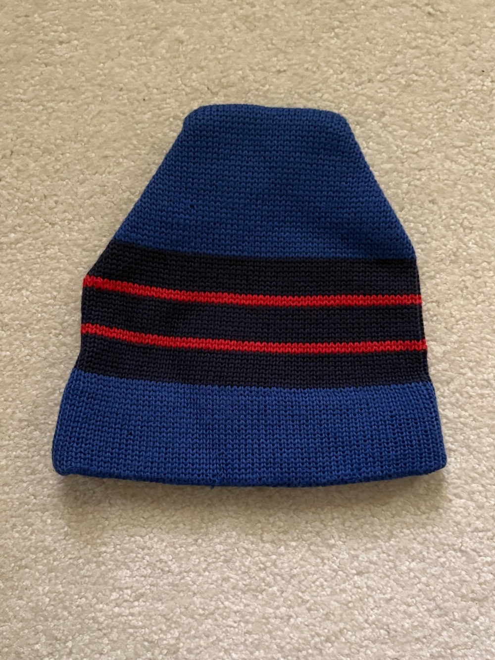 Vintage 90s Slalom Unisex 100% Wool Beanie Hat. One Size.